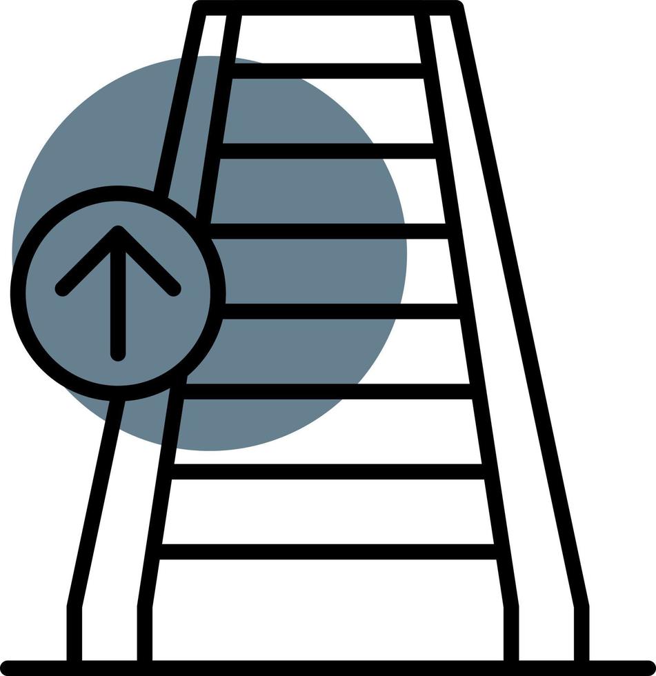 Rolltreppe kreatives Icon-Design vektor