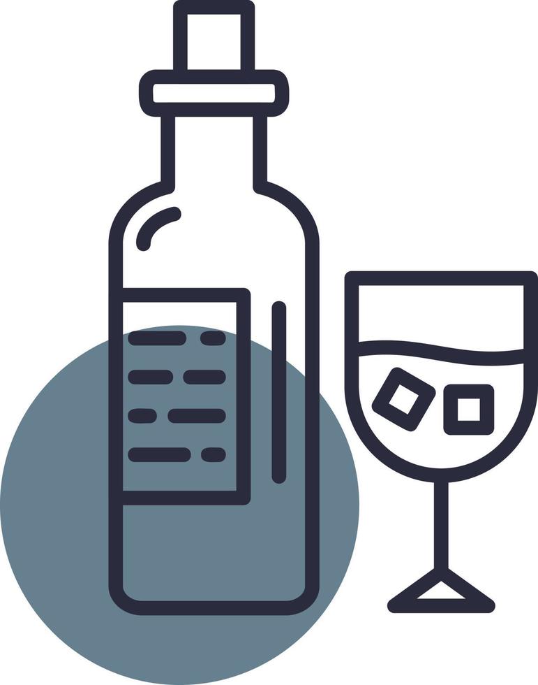 Wein kreatives Icon-Design vektor