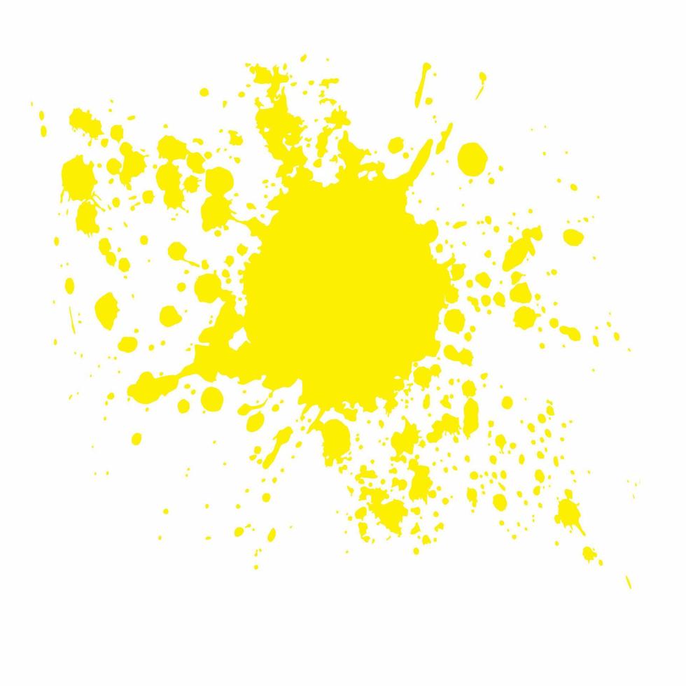 gul måla stänk abstrakt bakgrund vektor design