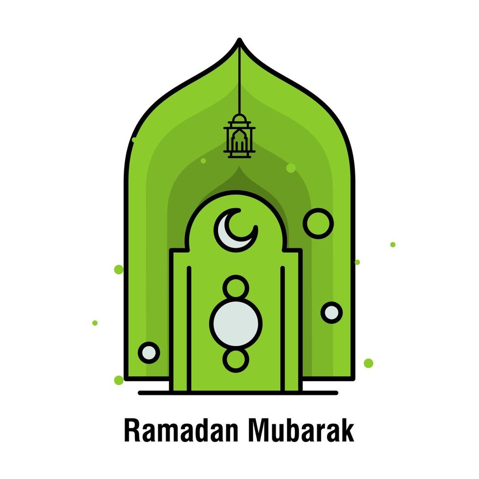 ramadan kareem konzept banner vektorillustration vektor