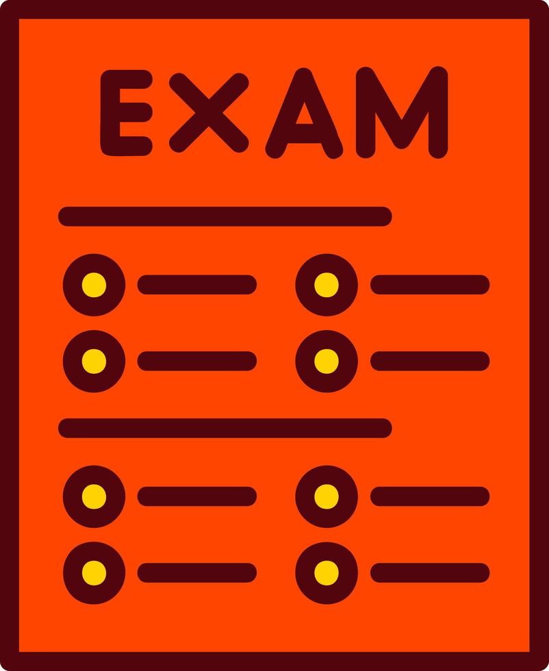 examen vektor ikon