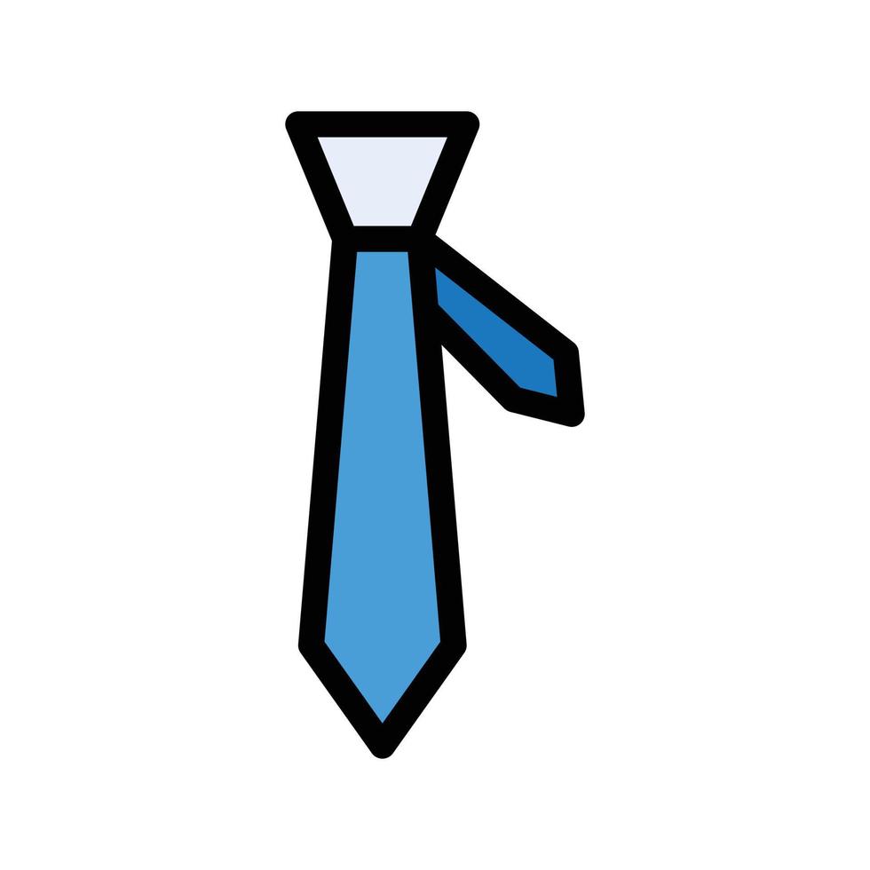 Krawattenvektorillustration auf einem Hintergrund. Premium-Qualitätssymbole. Vektorsymbole für Konzept und Grafikdesign. vektor