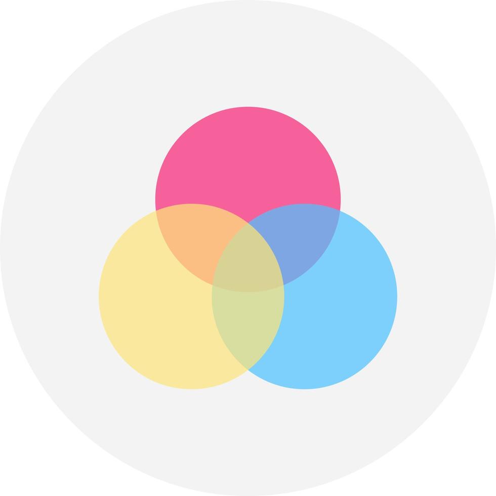 RGB-kreatives Icon-Design vektor