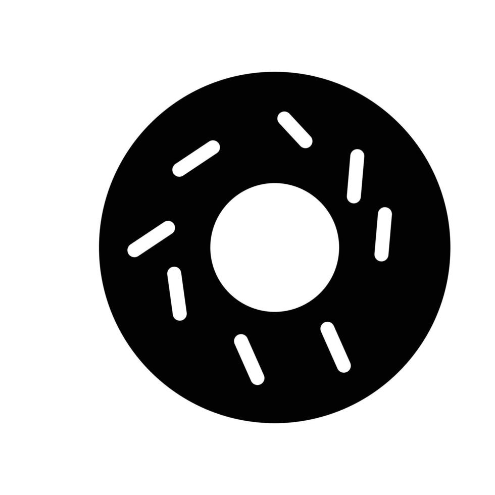 donuts-vektorillustration auf einem hintergrund. hochwertige symbole. vektorikonen für konzept und grafikdesign. vektor