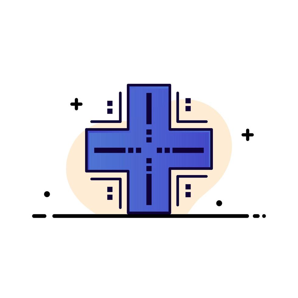Computerdatenbank Rechenzentrum Mainframe Server Business Logo Vorlage flache Farbe vektor