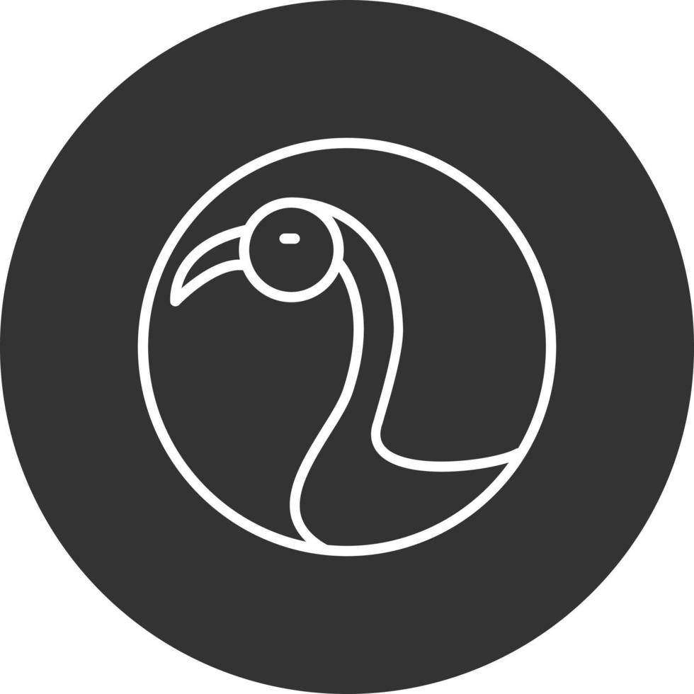 Flamingo-Vektorsymbol vektor