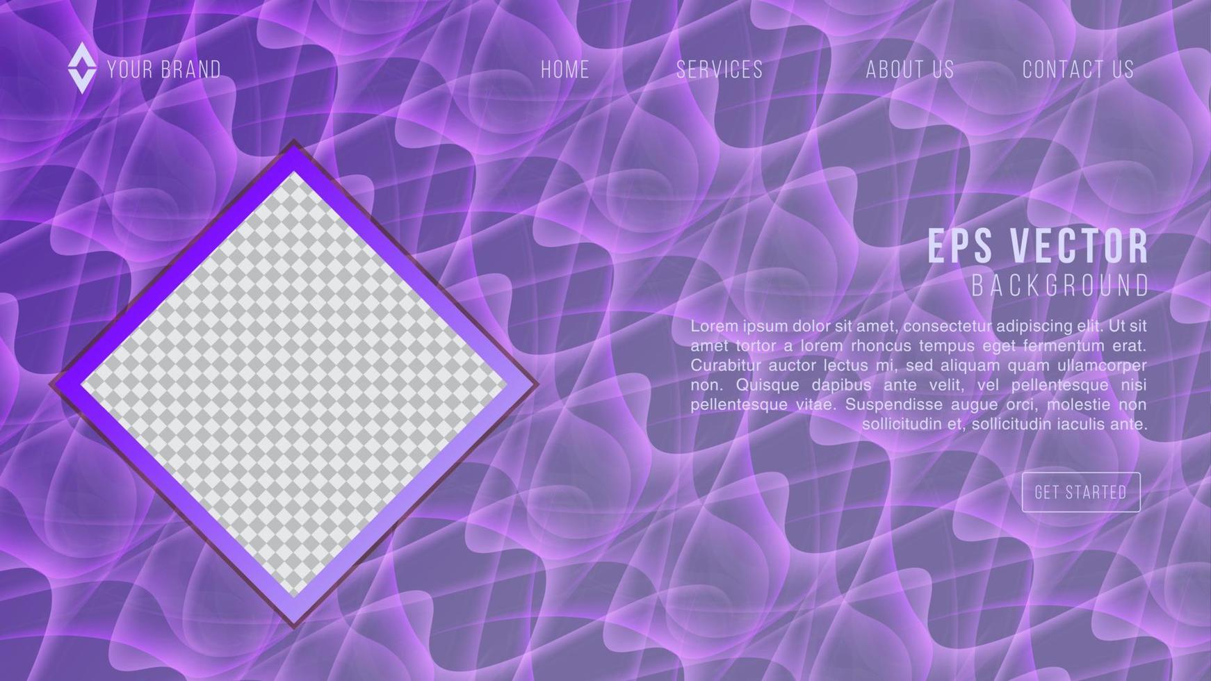 blauer Verlaufsmuster Webdesign abstrakter Hintergrund eps 10 Vektor für Website, Zielseite, Homepage, Webseite