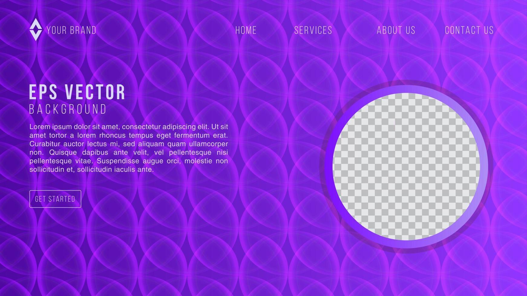 blauer Verlaufsmuster Webdesign abstrakter Hintergrund eps 10 Vektor für Website, Zielseite, Homepage, Webseite