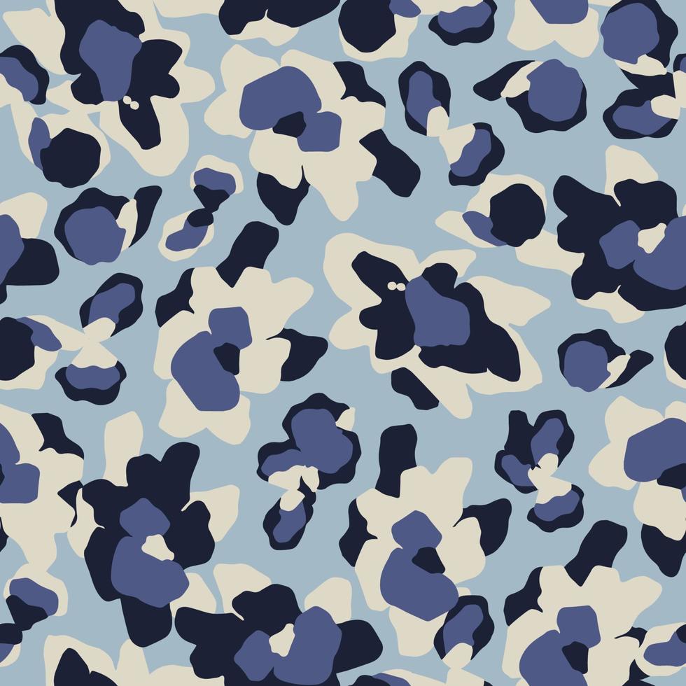 vektor blomma leopard illustration sömlös upprepa mönster digital konstverk