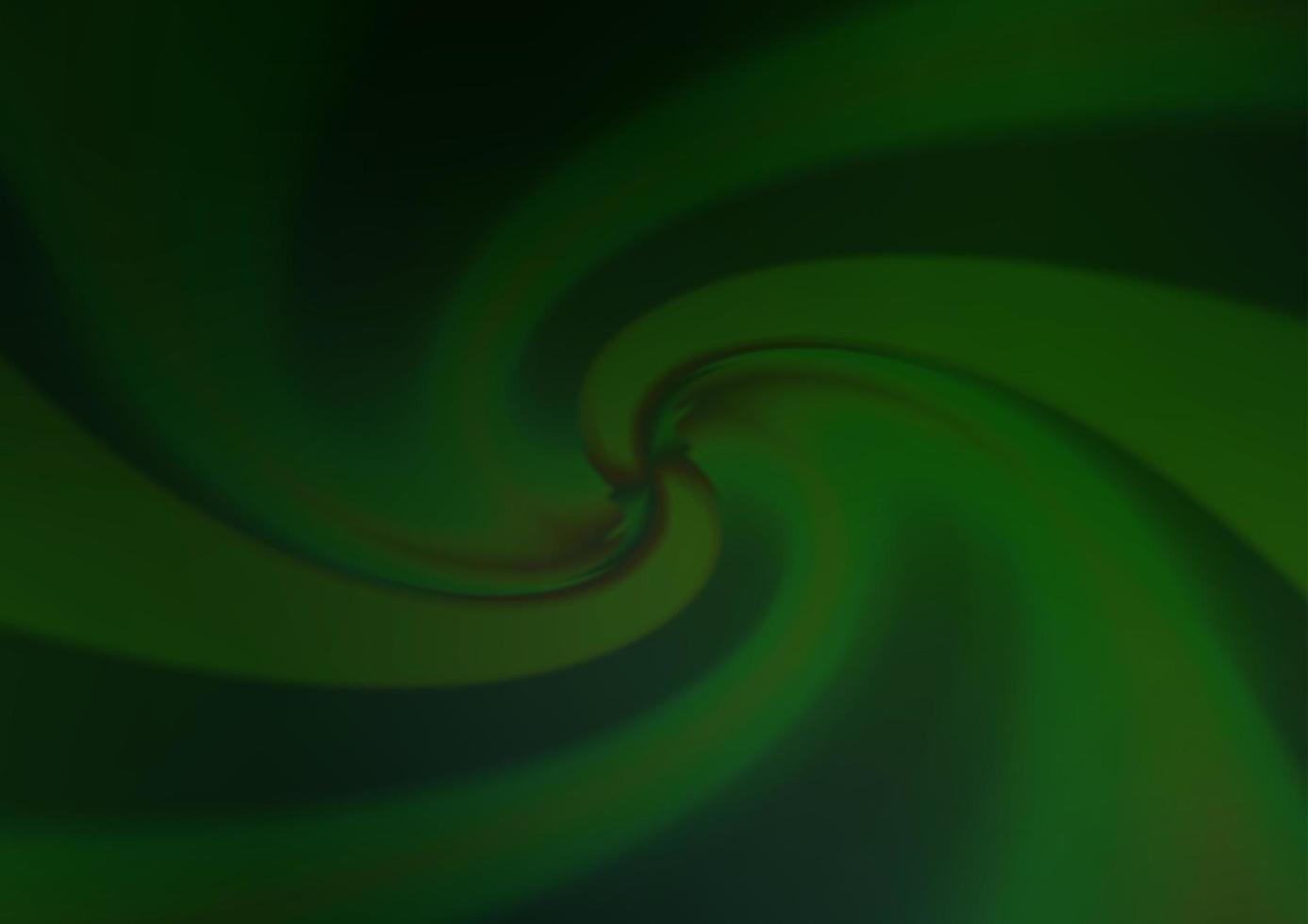 dunkelgrüner Vektor verschwommen Glanz abstrakte Vorlage.