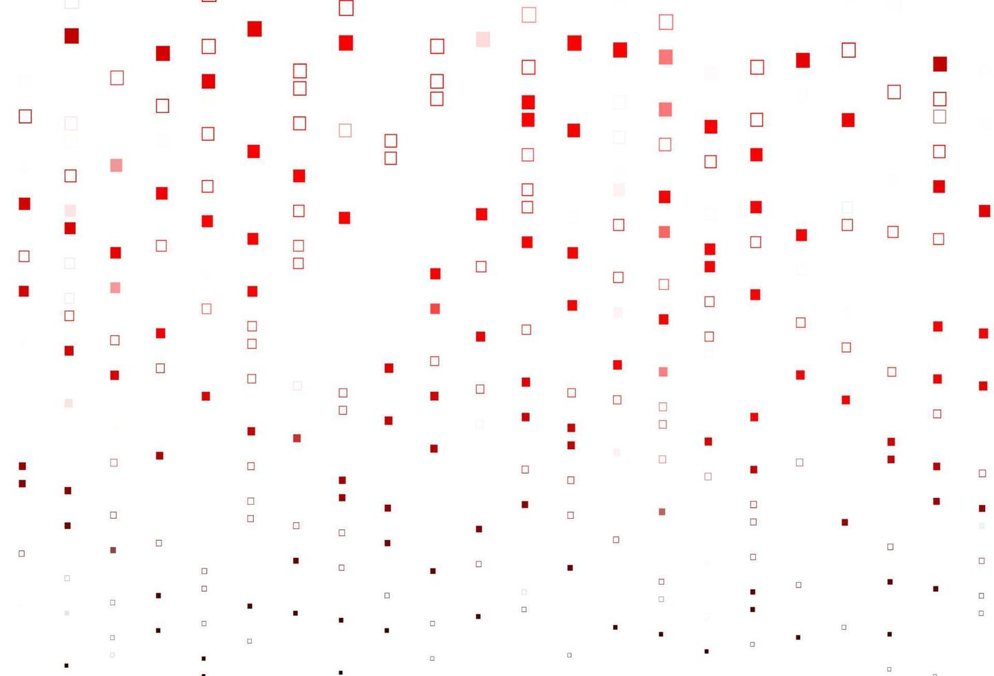 hellrotes Vektorlayout mit Rechtecken, Quadraten. vektor