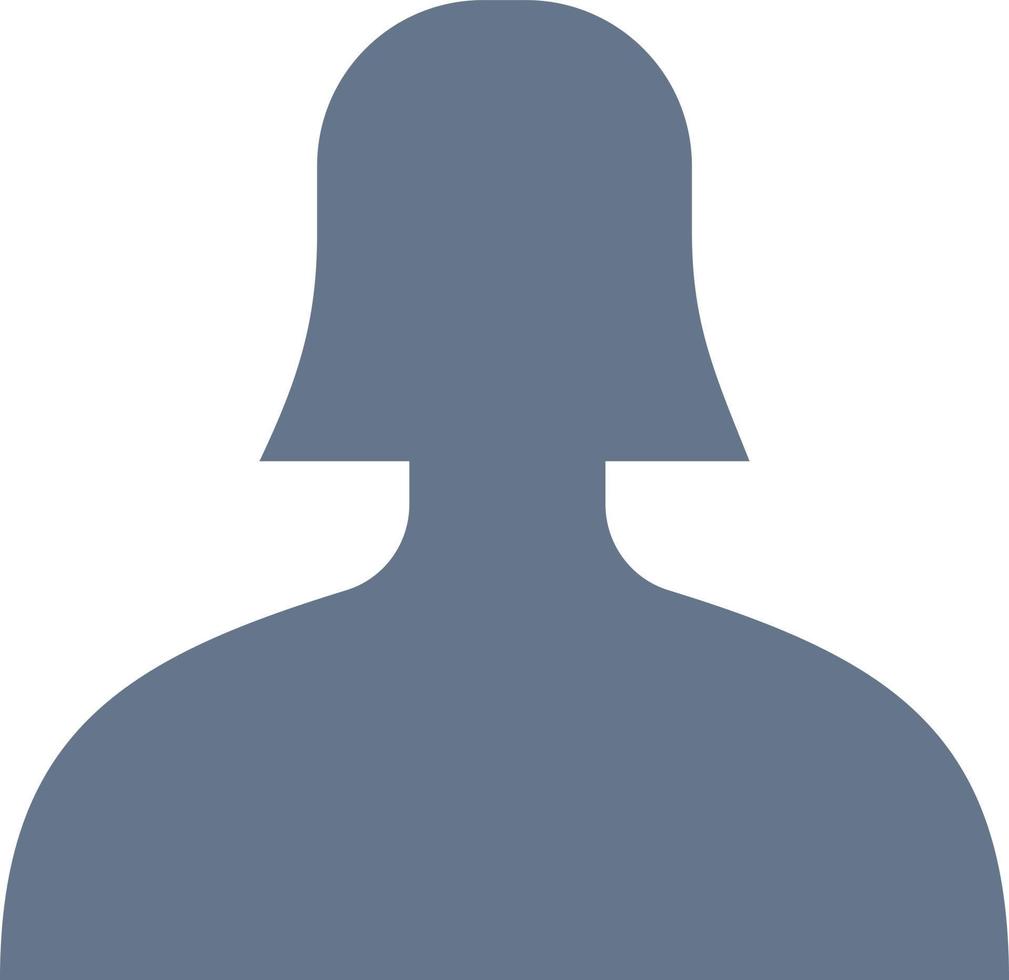 avatar unterstützung frau flache farbe symbol vektor symbol banner vorlage