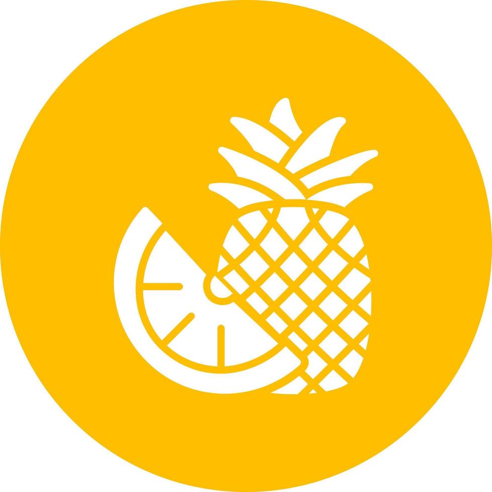 Ananas-Vektorsymbol vektor