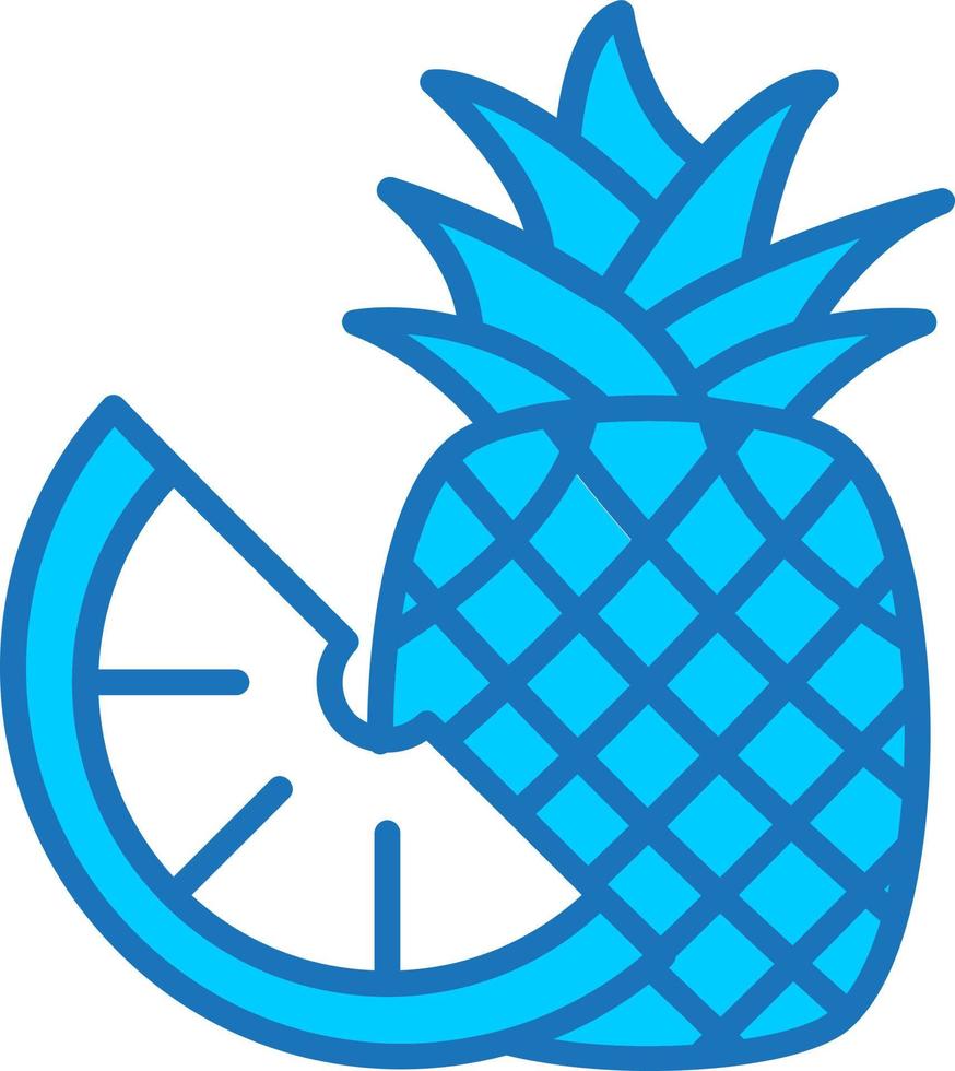 Ananas-Vektorsymbol vektor