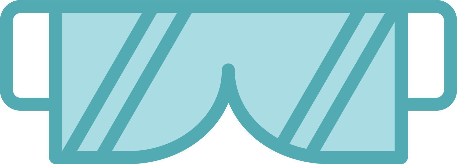 Vektorsymbol Schutzbrille vektor