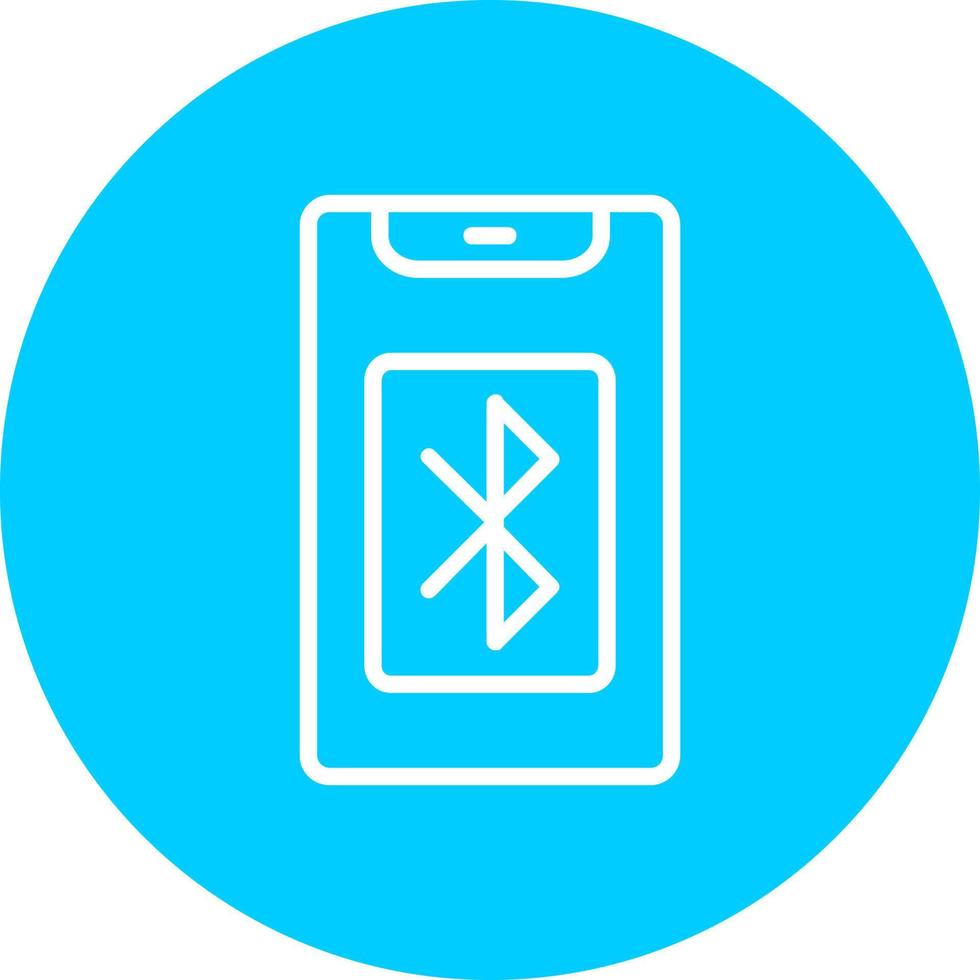 Bluetooth-Vektor-Symbol vektor