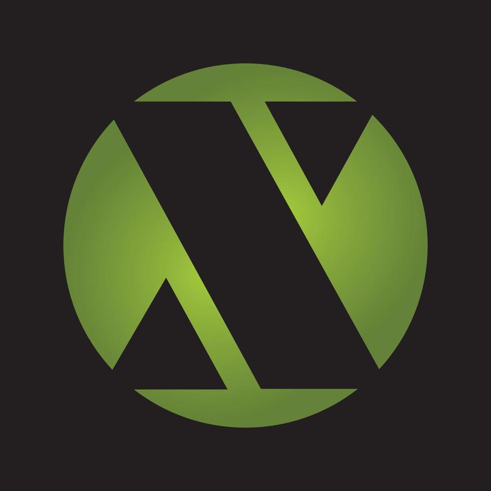 x logotyp brev design vektor