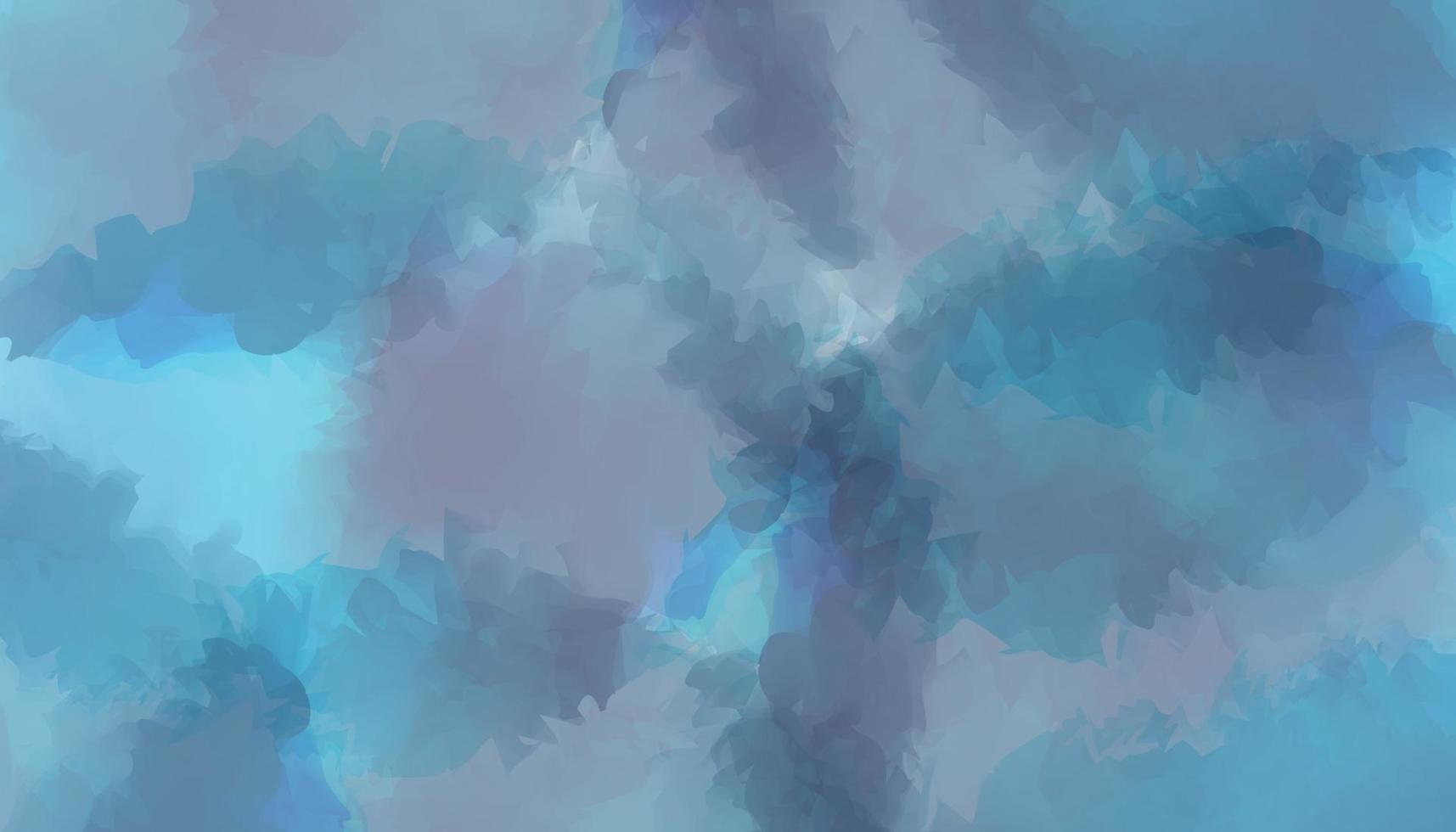 blauer Aquarellhintergrund, abstrakte Aquarellbeschaffenheitshintergrund-Vektorillustration. vektor