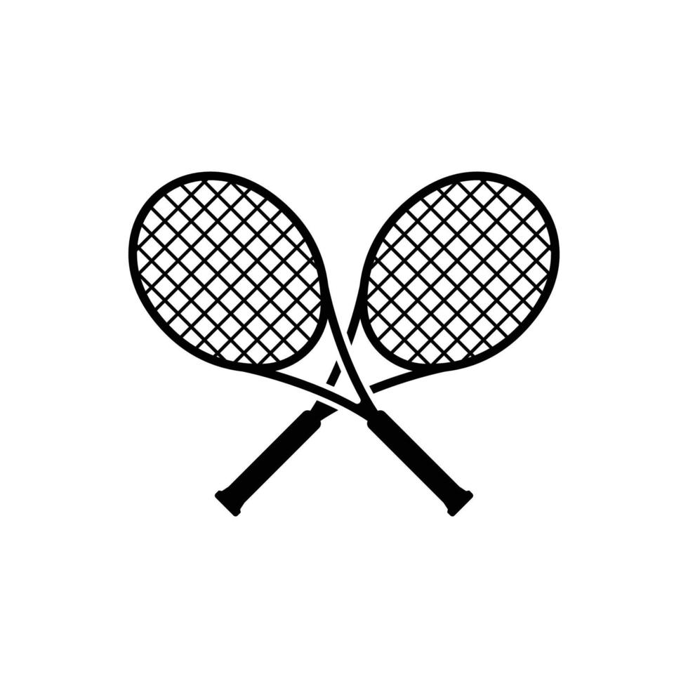 tennis racket ikon vektor