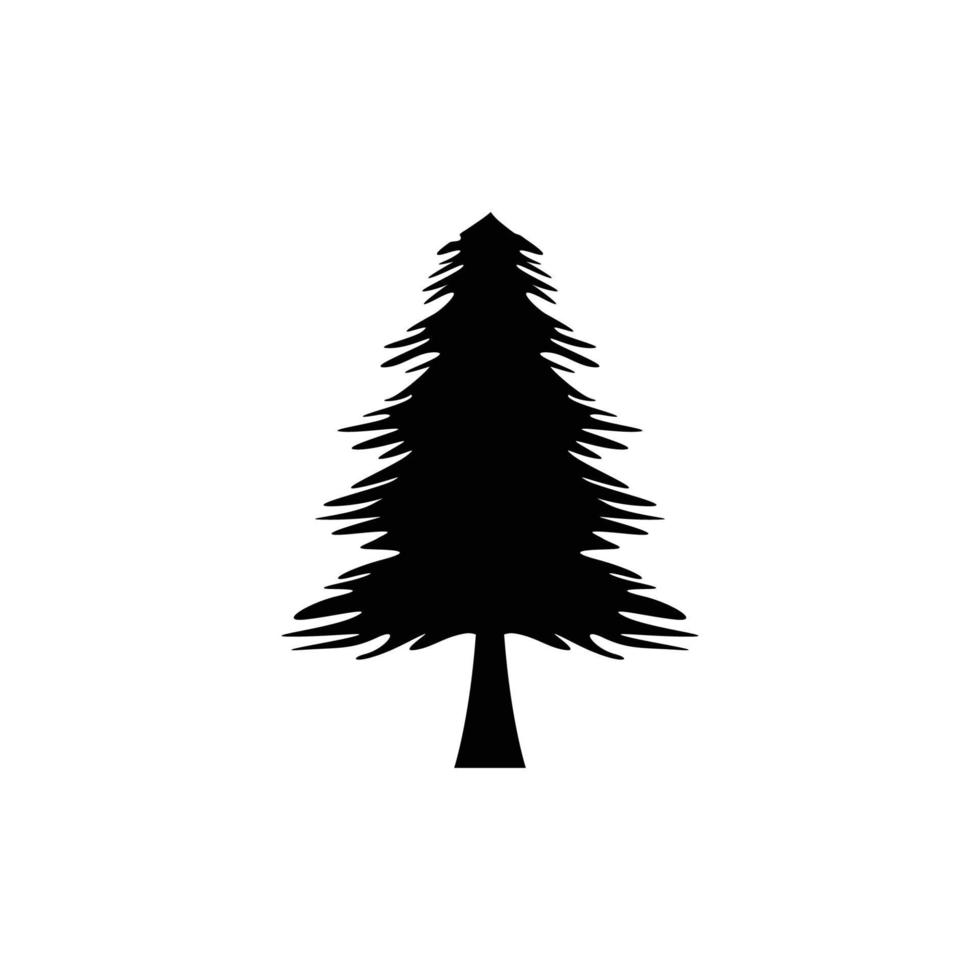 tall träd ikon design vektor