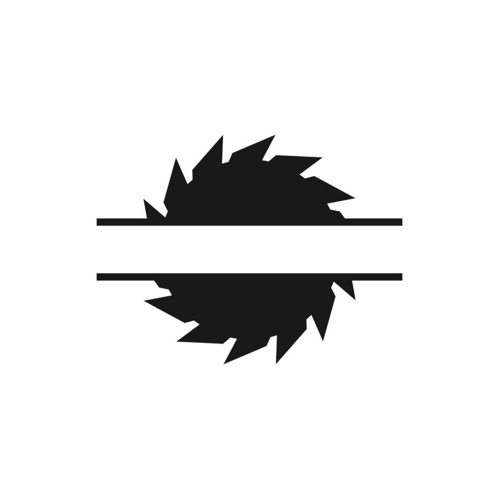 Logo-Icon-Design-Vektor für Holzbearbeitungsausrüstung vektor