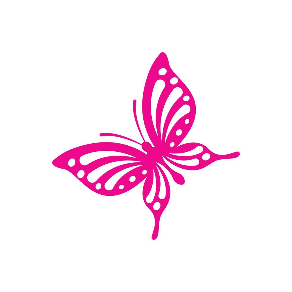 schmetterling logo symbol design vektor