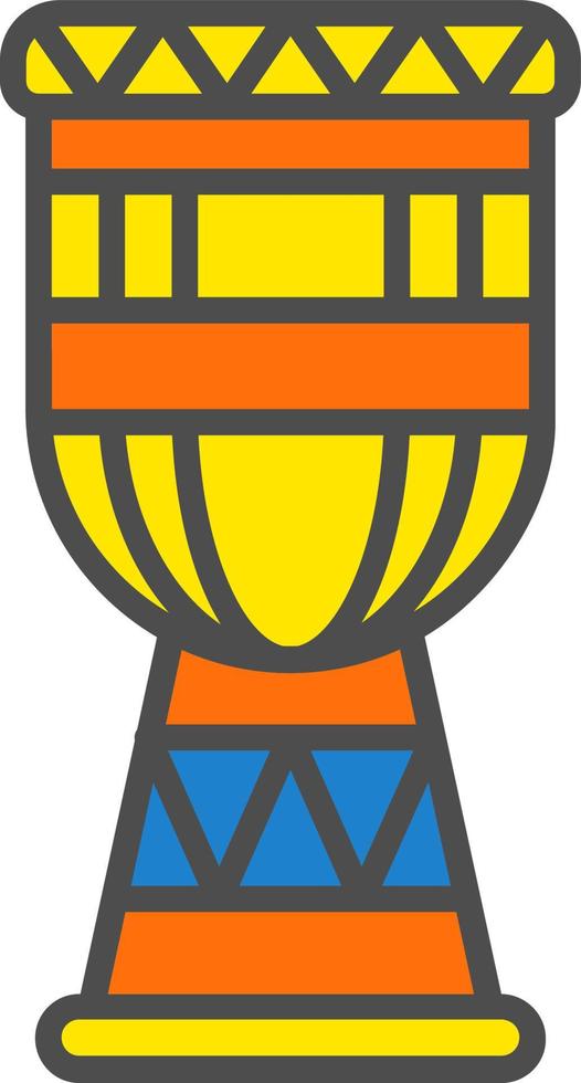 Djembe-Vektorsymbol vektor