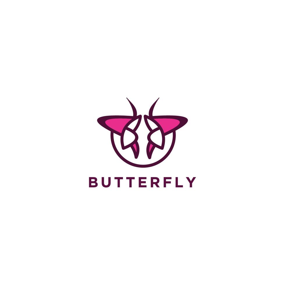 Schmetterling. Design-Logo-Icon-Design-Vorlage vektor