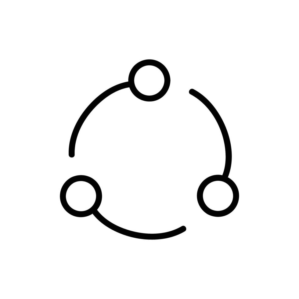 Vektor-Symbol teilen vektor