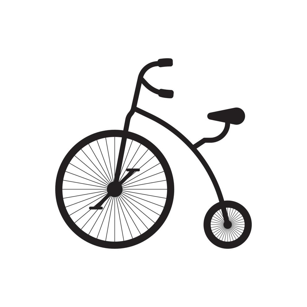 Zirkus-Fahrrad-Symbol vektor