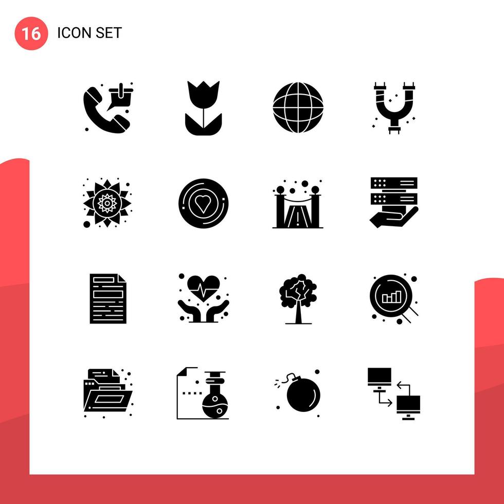 användare gränssnitt packa av 16 grundläggande fast glyfer av VVS rör Foto mekanisk global redigerbar vektor design element