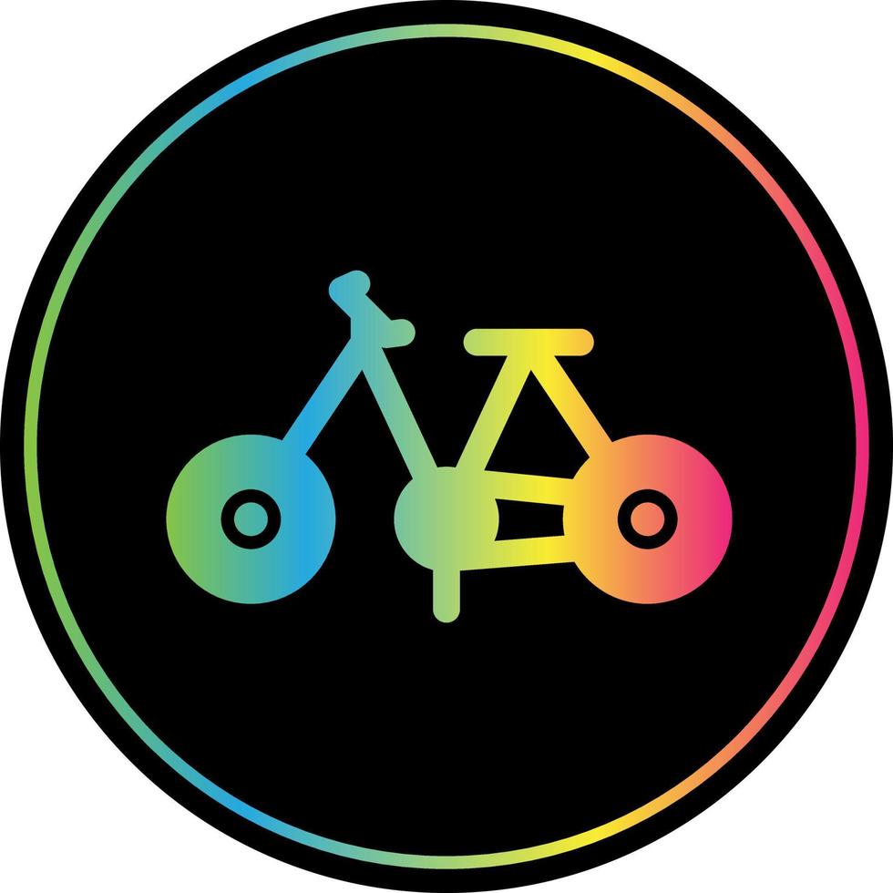 Fahrrad-Spielzeug-Vektor-Icon-Design vektor