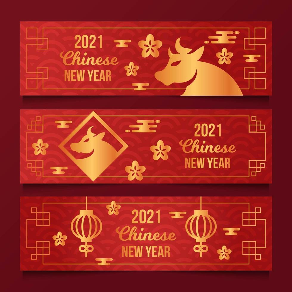 chinesisches Neujahrsbanner vektor