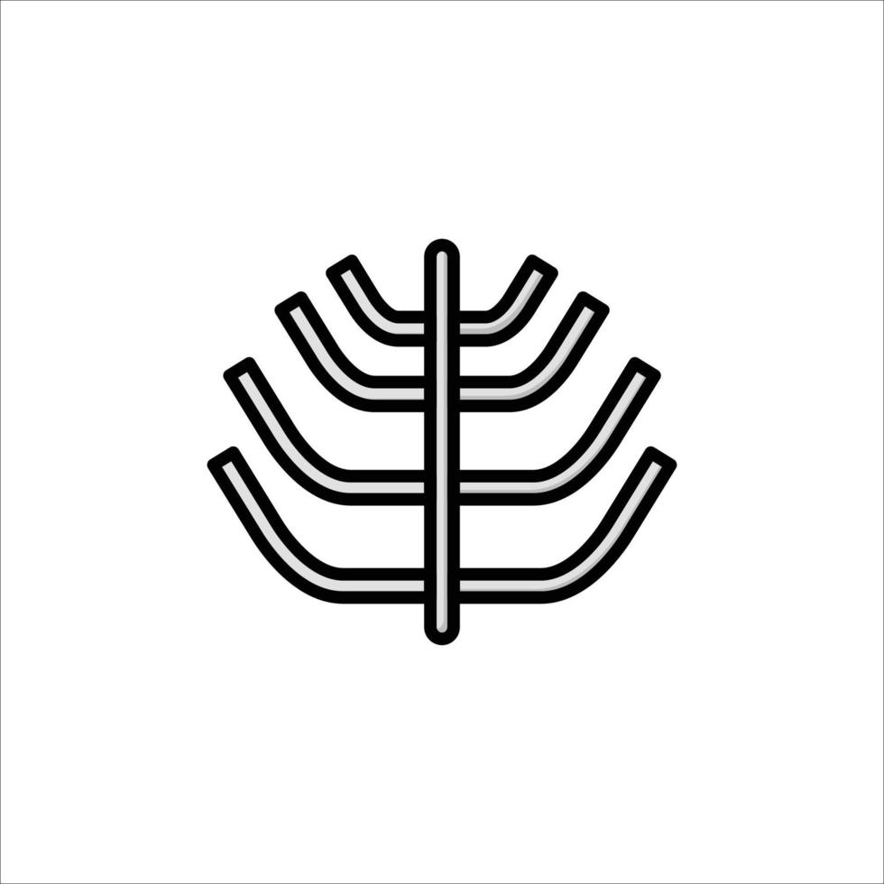 Brustkorb-Symbol. gefülltes Symbol vektor