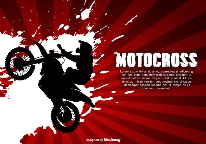 Vektor Motocross Illustration