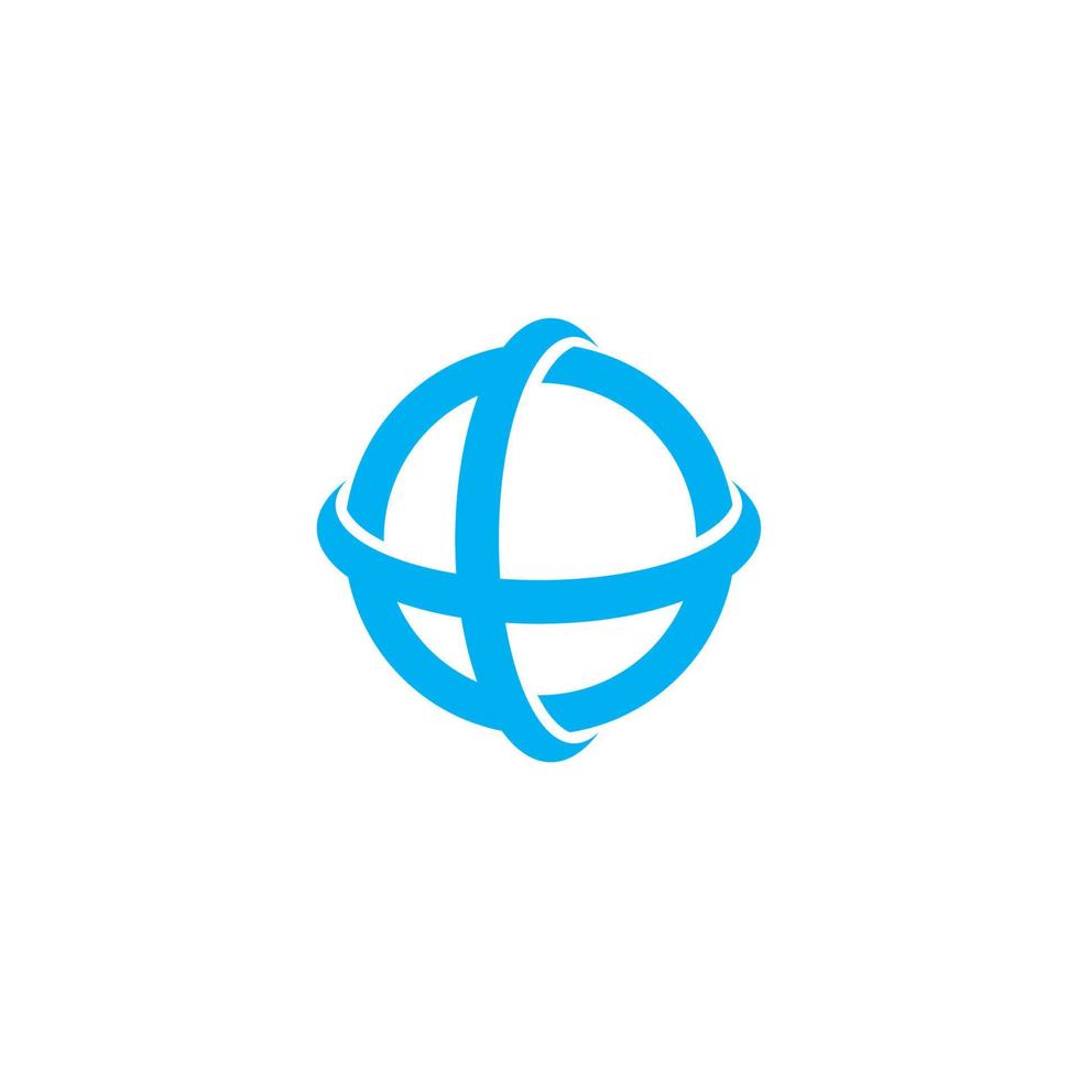 abstrakter Globus Business-Vektor-Logo-Vorlage Symbol-Illustration vektor
