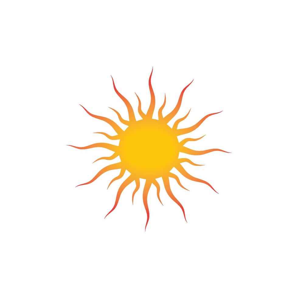 Sonne-Logo-Symbol-Vektor-Illustration vektor