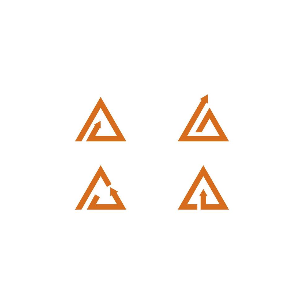 dreieck logo vorlage vektor symbol illustration