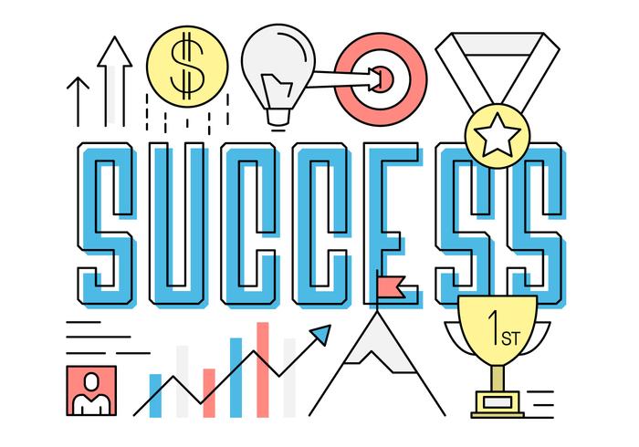 Kostenlose Business Success Icons vektor