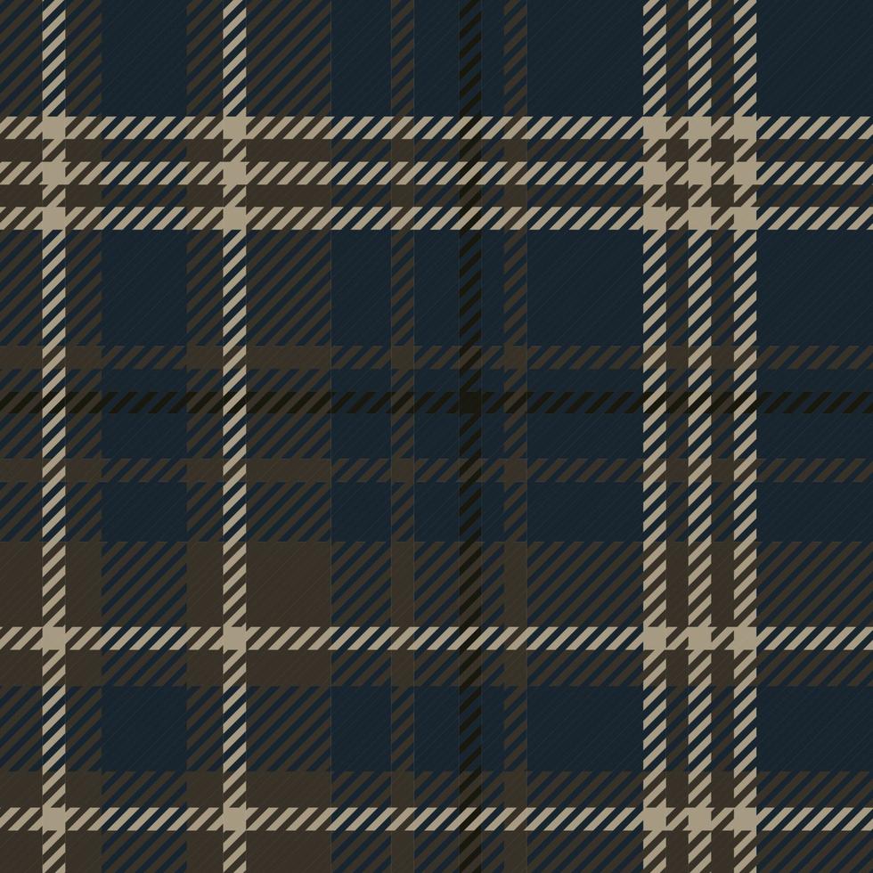 retro mörk blå, och brun tartan pläd mönster.textur från pläd, bordsdukar, kläder, skjortor, klänningar, papper, strö, filtar och Övrig textil- Produkter vektor