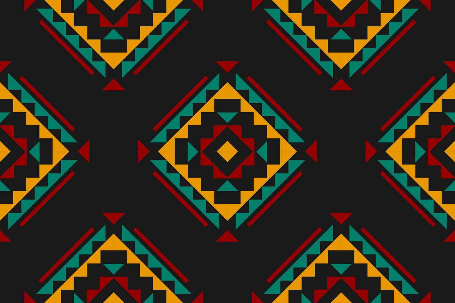 Stoff Tribal-Muster-Stil. geometrisches ethnisches nahtloses muster traditionell. aztekischer ethnischer Ornamentdruck. vektor