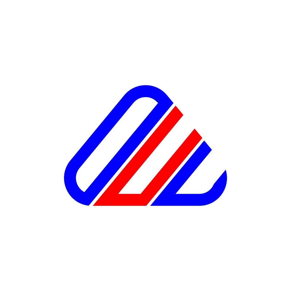 ouu brev logotyp kreativ design med vektor grafisk, ouu enkel och modern logotyp.