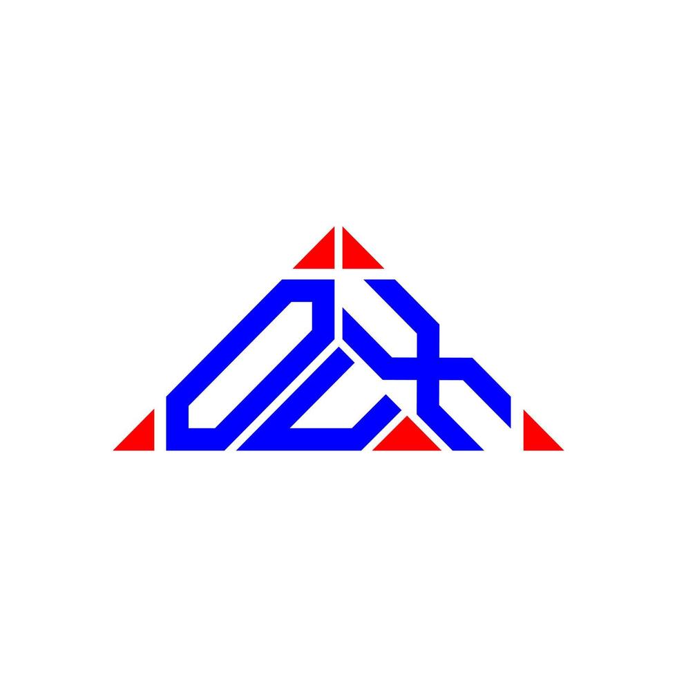 Oux Letter Logo kreatives Design mit Vektorgrafik, Oux einfaches und modernes Logo. vektor
