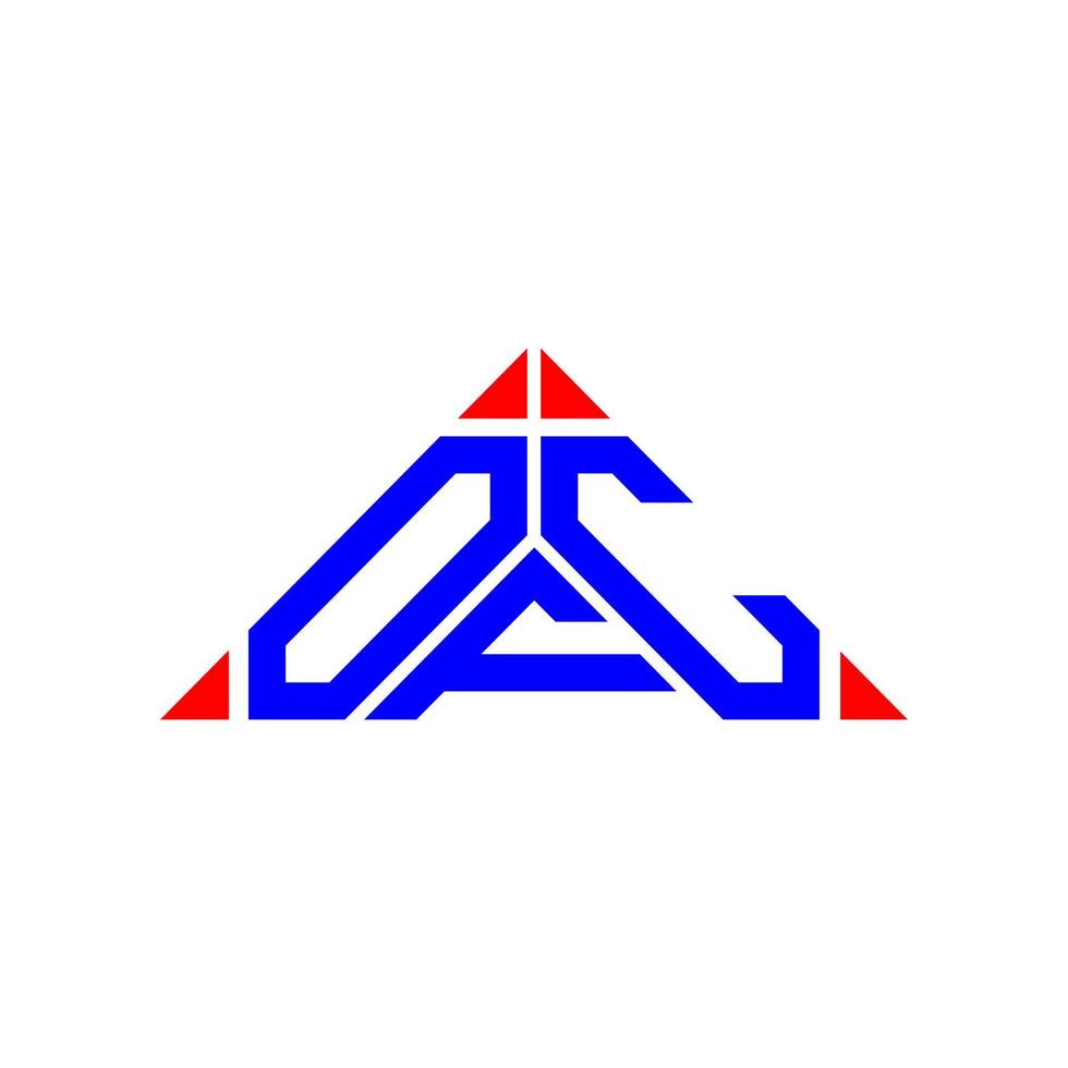 ofc letter logo kreatives design mit vektorgrafik, ofc einfaches und modernes logo. vektor