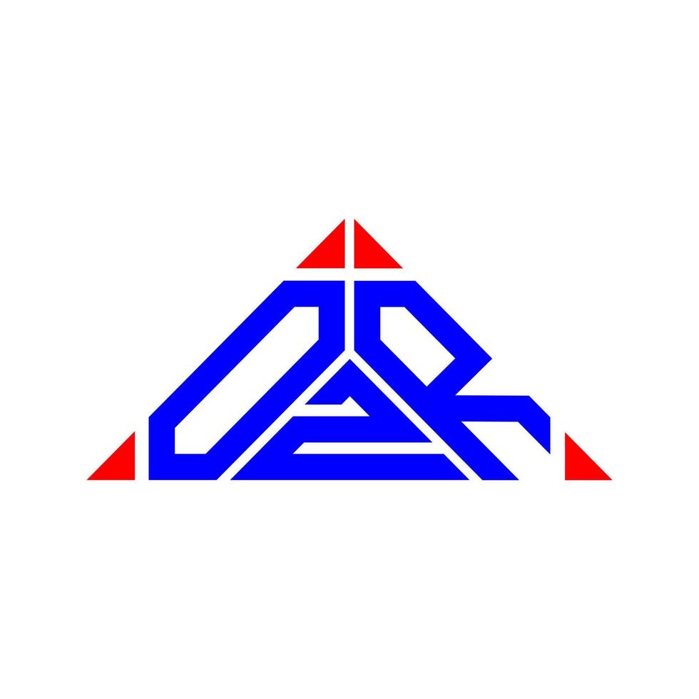 ozr letter logo kreatives design mit vektorgrafik, ozr einfaches und modernes logo. vektor