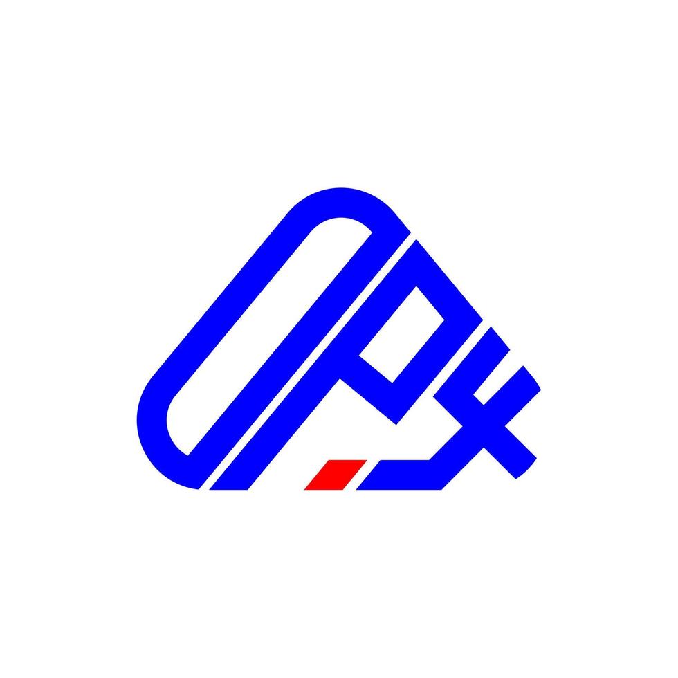 opx letter logo kreatives design mit vektorgrafik, opx einfaches und modernes logo. vektor