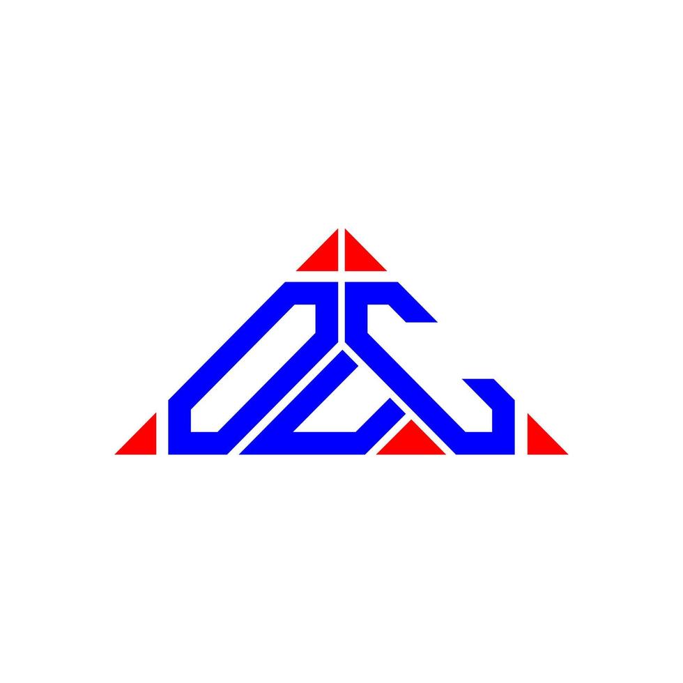 ouc Brief Logo kreatives Design mit Vektorgrafik, ouc einfaches und modernes Logo. vektor