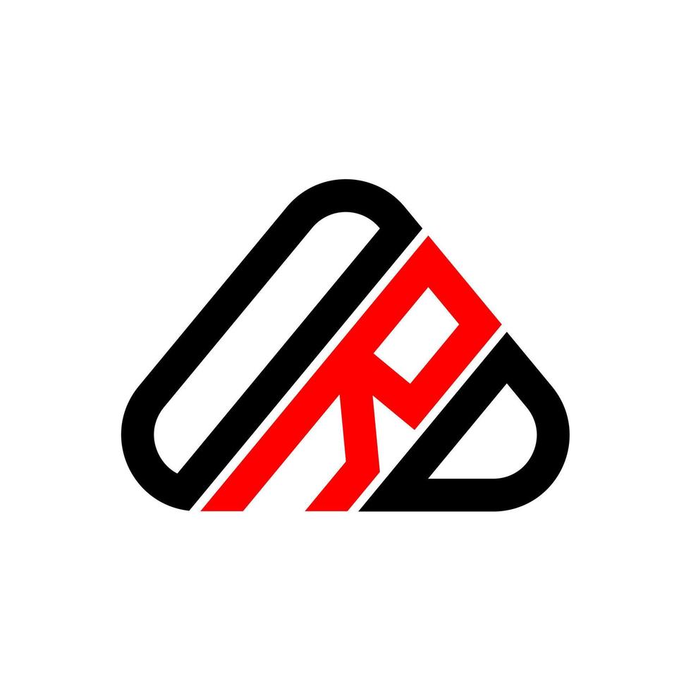 kreatives Design des Ord-Buchstaben-Logos mit Vektorgrafik, Ord-einfaches und modernes Logo. vektor