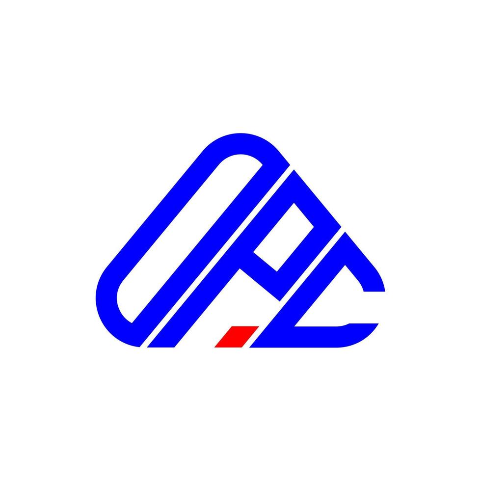 opc brev logotyp kreativ design med vektor grafisk, opc enkel och modern logotyp.
