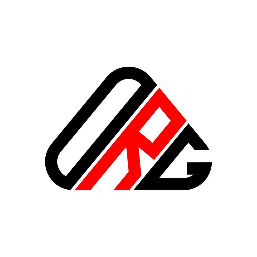 org Brief Logo kreatives Design mit Vektorgrafik, org einfaches und modernes Logo. vektor